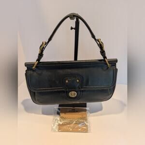 Coach Black Leather Shoulder Bag